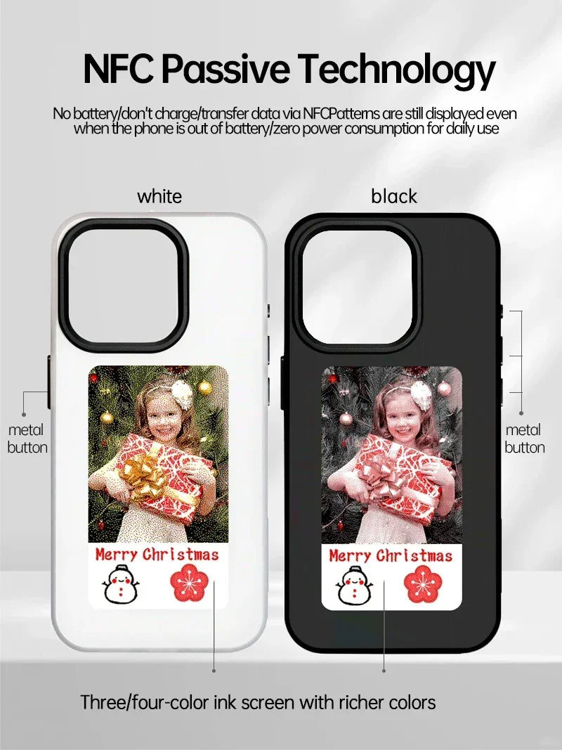 DIY E-ink Screen Smart Mobile Phone Case